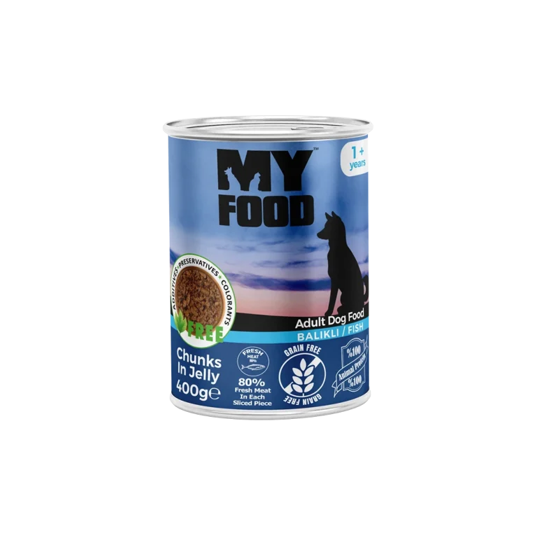 MyFood Jöleli Yetişkin Köpek Maması Balıklı