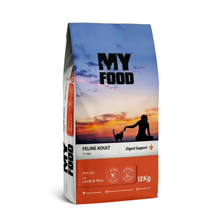 MyFood Yetişkin Kedi Maması Kuzulu & Pirinçli