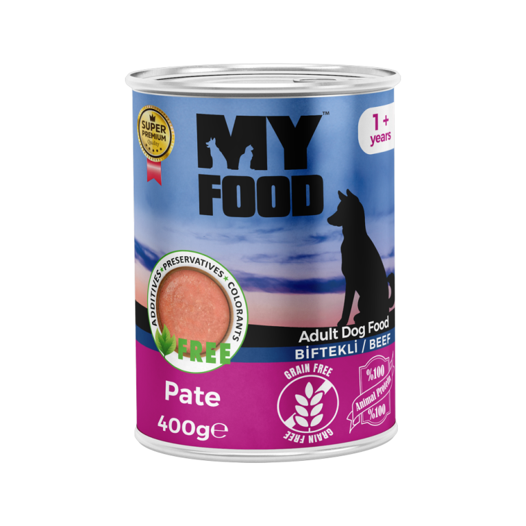 MyFood Yetişkin Köpekler için Biftekli Pate Tam Yaş Mama